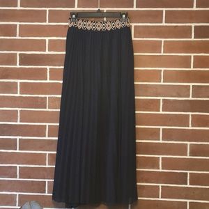 Dark Blue Maxi Skirt